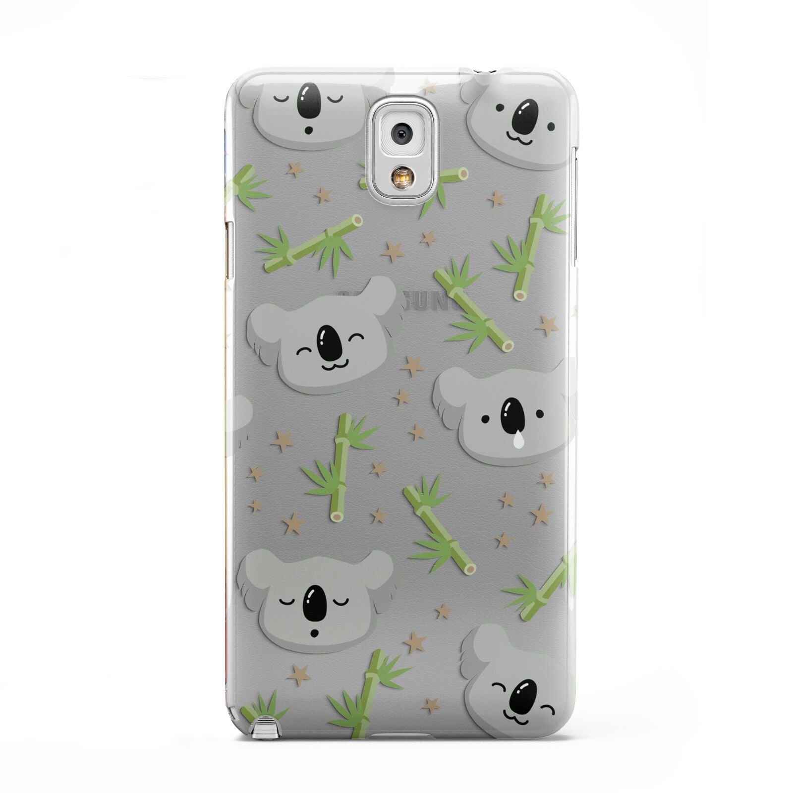 Koala Faces with Transparent Background Samsung Galaxy Note 3 Case