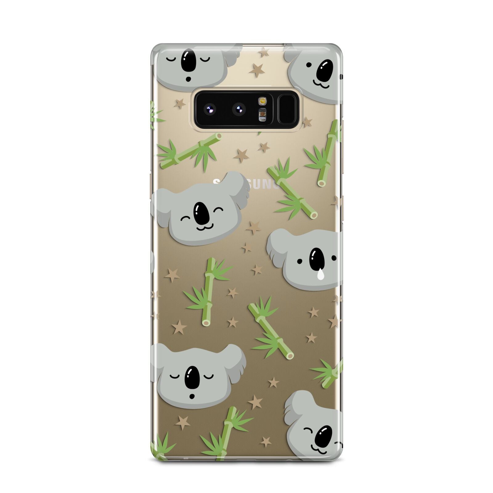 Koala Faces with Transparent Background Samsung Galaxy Note 8 Case