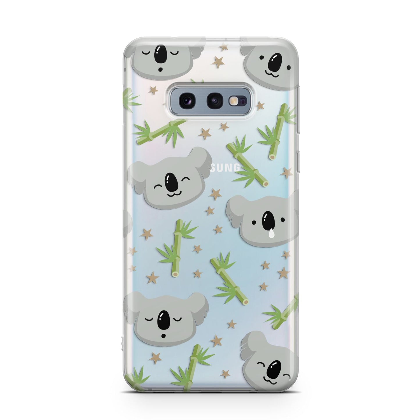 Koala Faces with Transparent Background Samsung Galaxy S10E Case