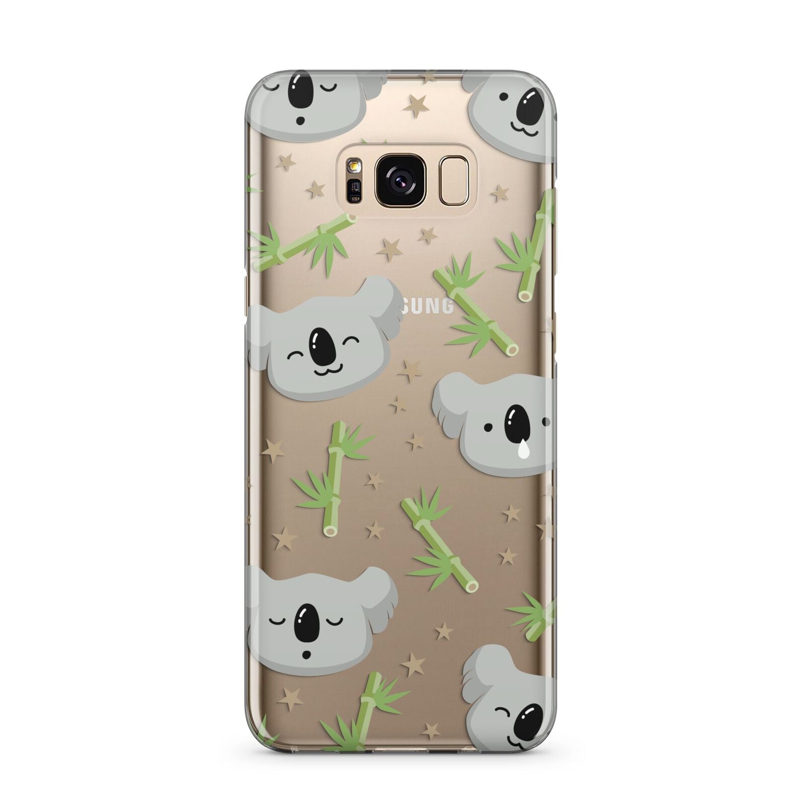 Koala Faces with Transparent Background Samsung Galaxy S8 Plus Case