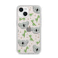 Koala Faces with Transparent Background iPhone 14 Clear Tough Case Starlight