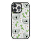 Koala Faces with Transparent Background iPhone 14 Pro Max Black Impact Case on Silver phone