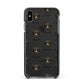 Kokoni Icon with Name Apple iPhone Xs Max Impact Case Black Edge on Black Phone