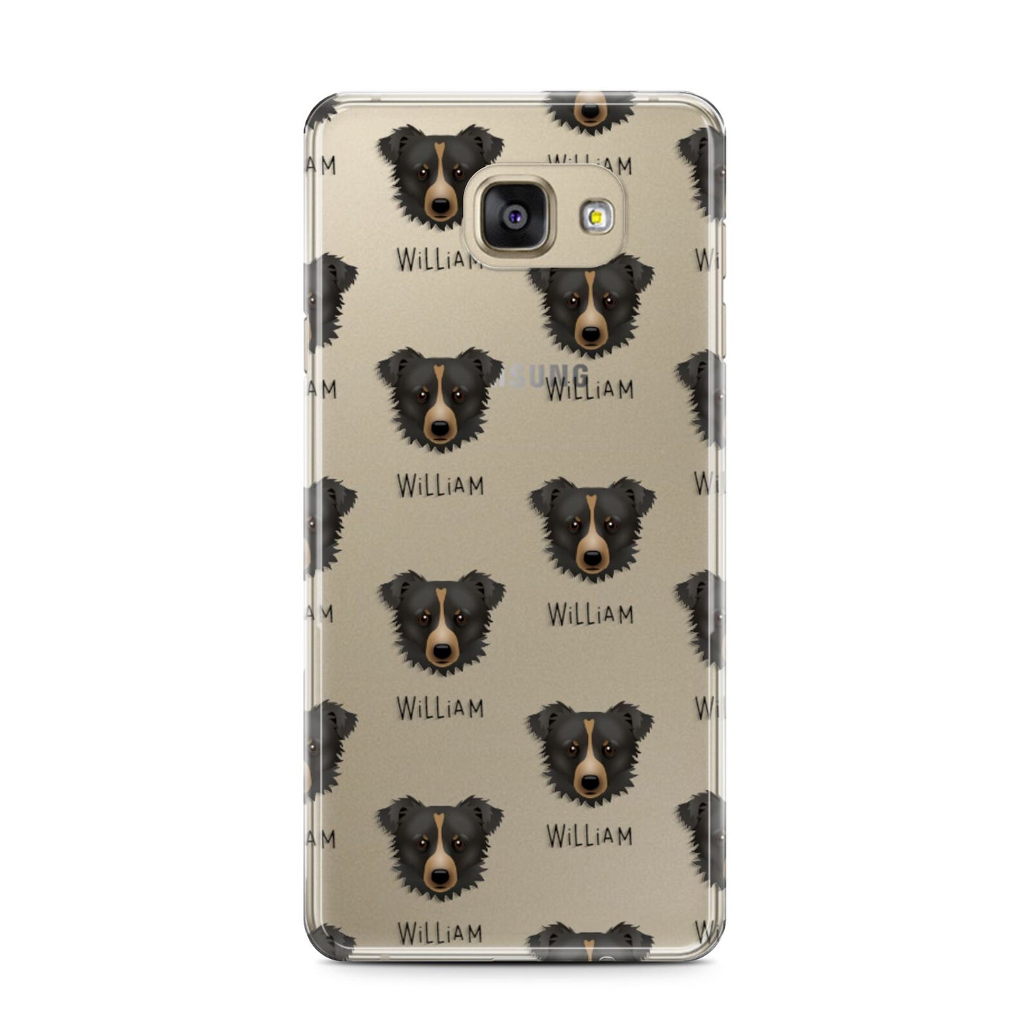 Kokoni Icon with Name Samsung Galaxy A7 2016 Case on gold phone