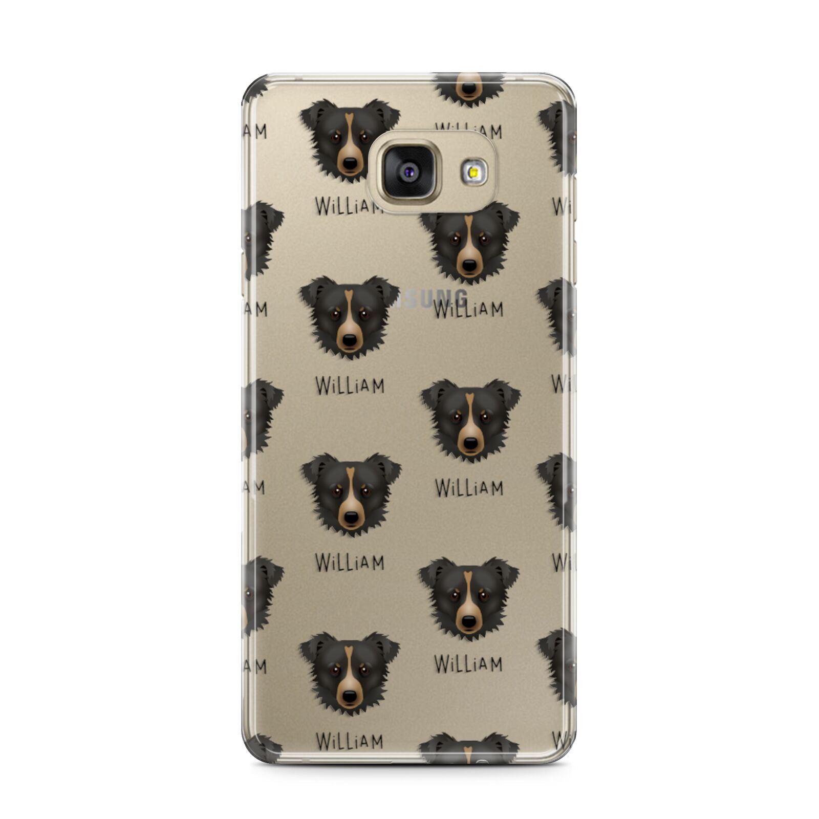 Kokoni Icon with Name Samsung Galaxy A7 2016 Case on gold phone