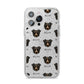 Kokoni Icon with Name iPhone 14 Pro Max Glitter Tough Case Silver