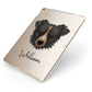 Kokoni Personalised Apple iPad Case on Gold iPad Side View