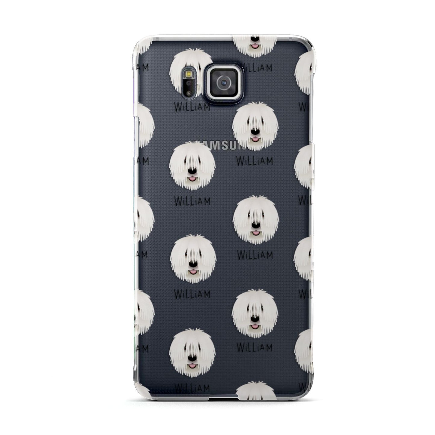 Komondor Icon with Name Samsung Galaxy Alpha Case