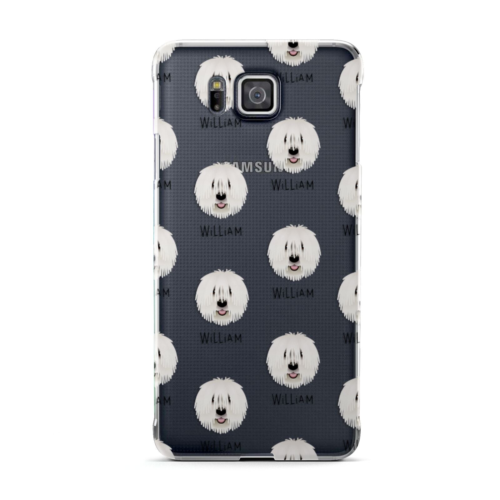 Komondor Icon with Name Samsung Galaxy Alpha Case