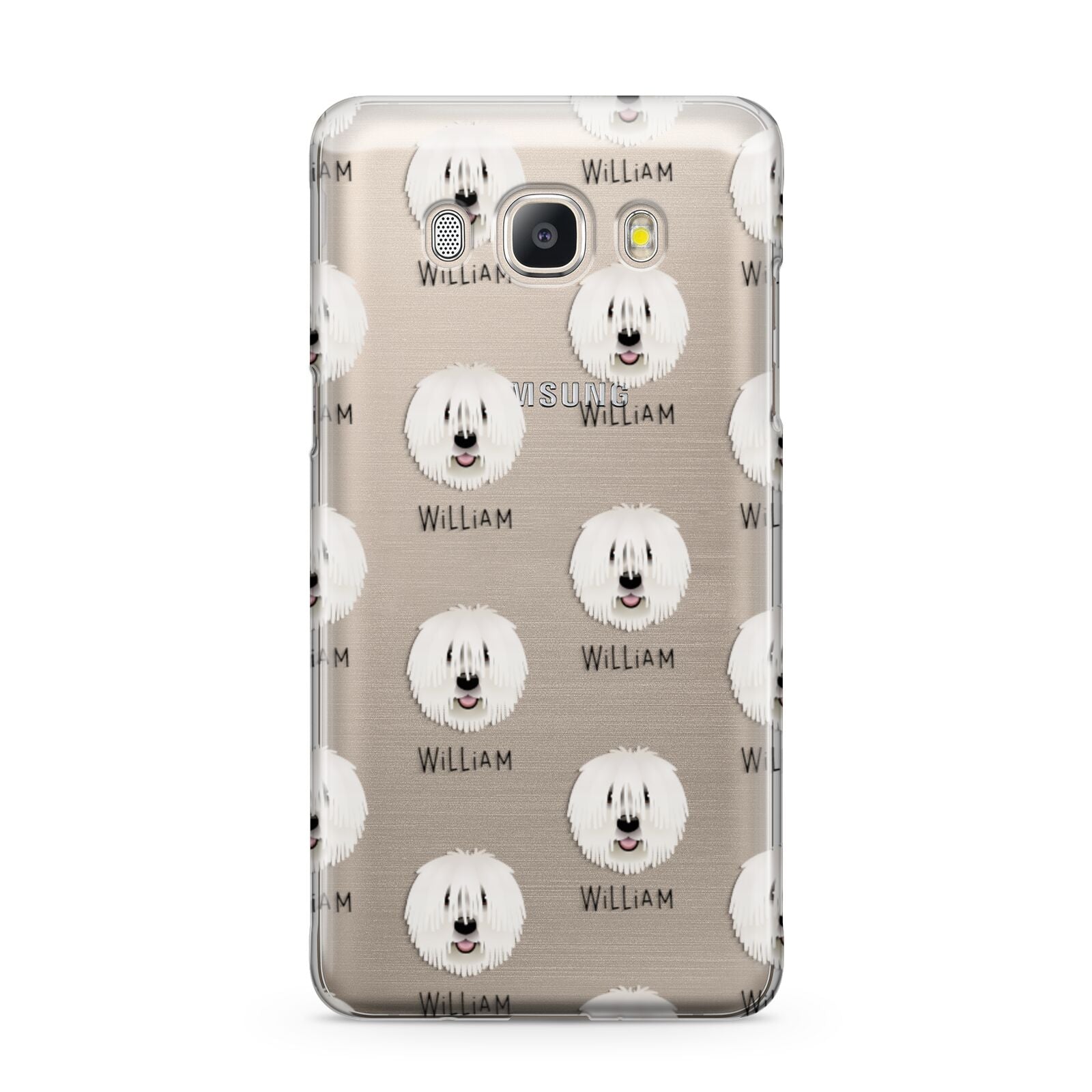 Komondor Icon with Name Samsung Galaxy J5 2016 Case