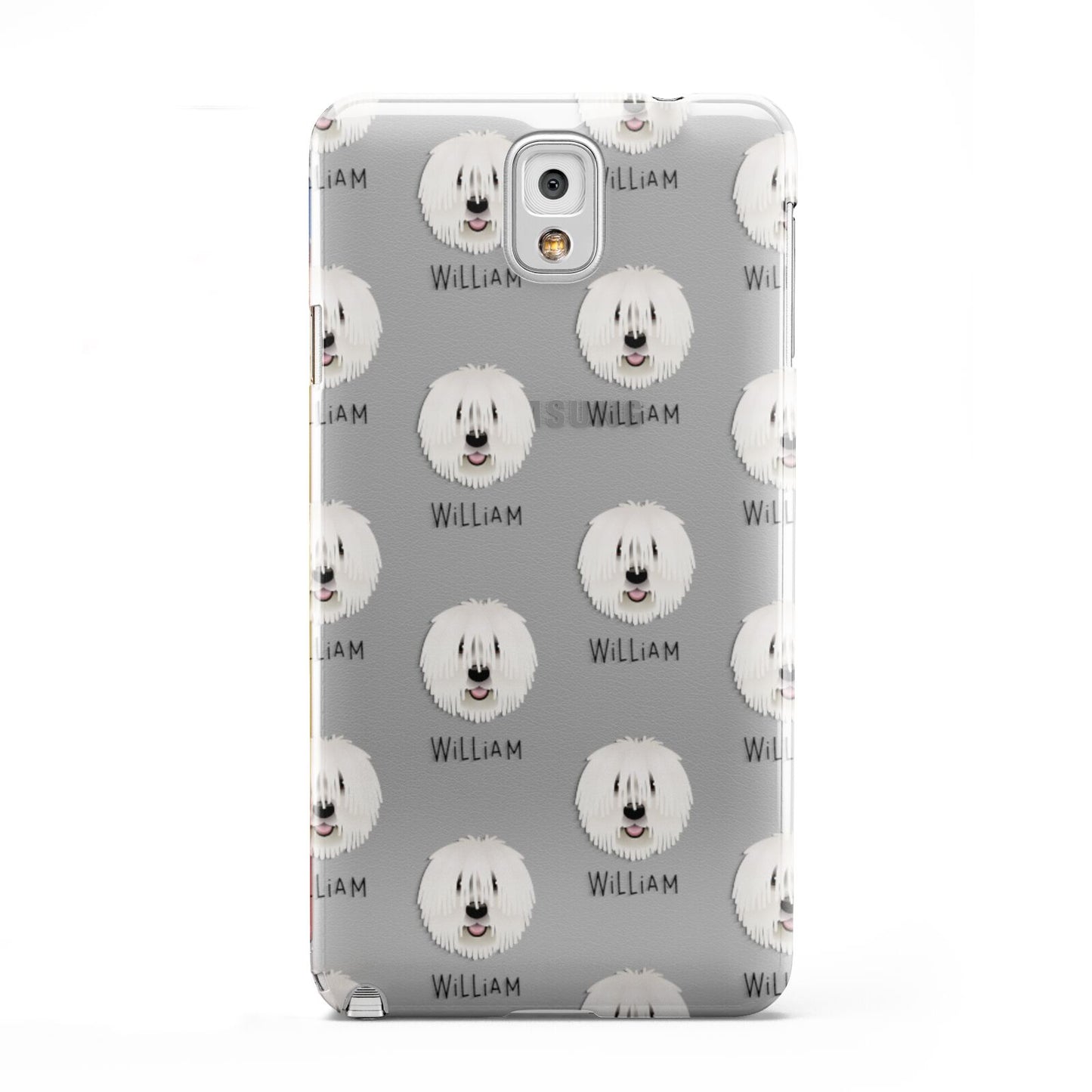 Komondor Icon with Name Samsung Galaxy Note 3 Case