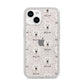 Komondor Icon with Name iPhone 14 Glitter Tough Case Starlight