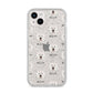 Komondor Icon with Name iPhone 14 Plus Glitter Tough Case Starlight