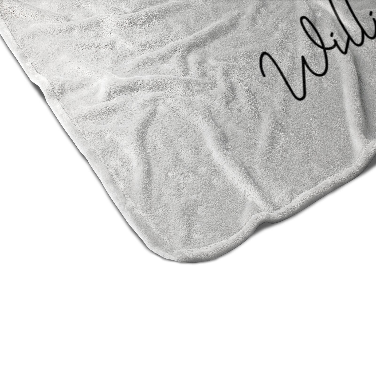 Komondor Personalised Fleece Blanket Edging