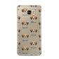 Kooikerhondje Icon with Name Samsung Galaxy A5 2016 Case on gold phone