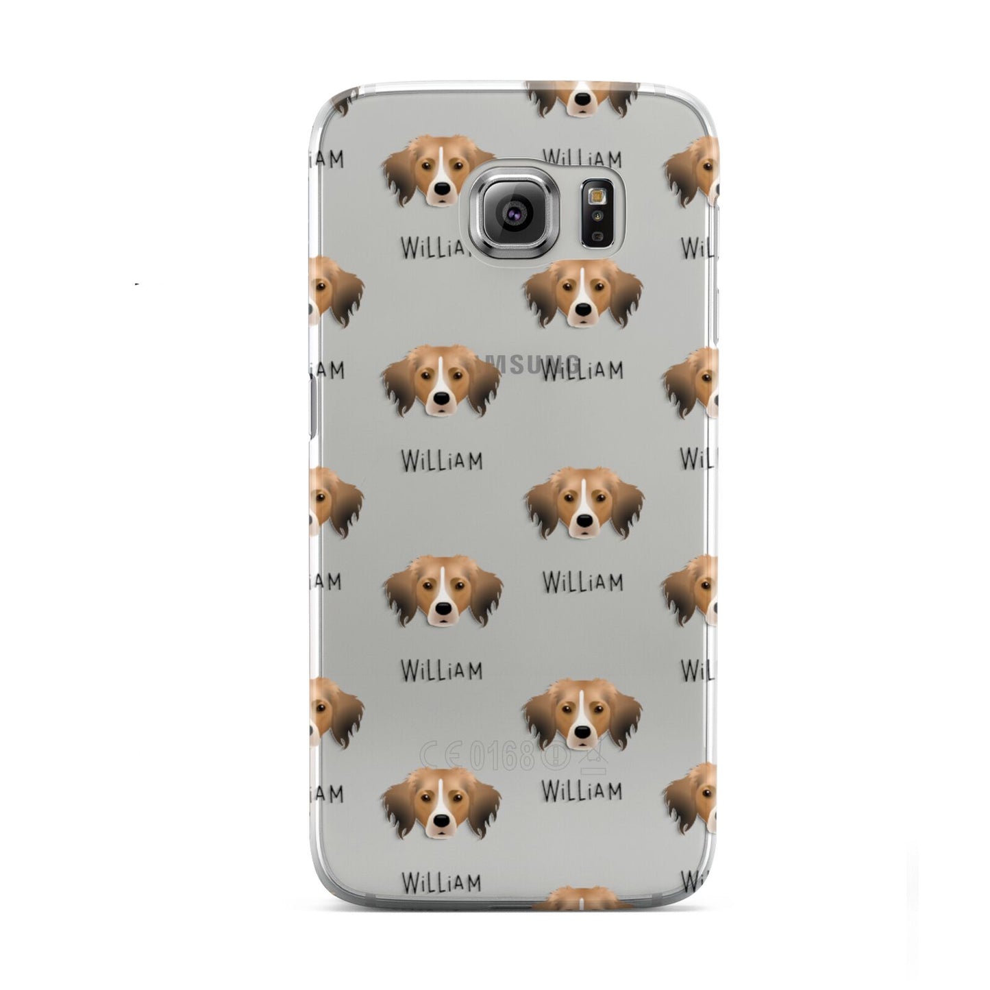 Kooikerhondje Icon with Name Samsung Galaxy S6 Case