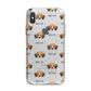 Kooikerhondje Icon with Name iPhone X Bumper Case on Silver iPhone Alternative Image 1
