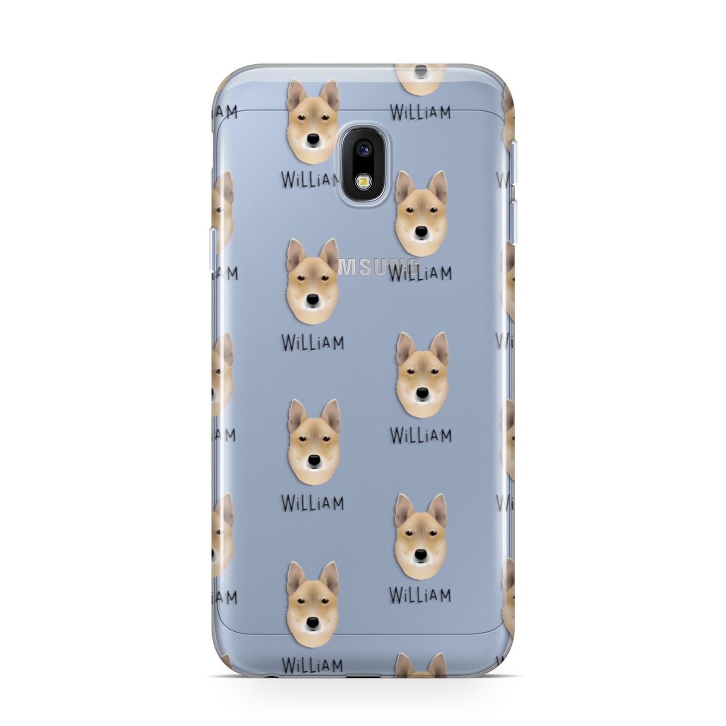 Korean Jindo Icon with Name Samsung Galaxy J3 2017 Case