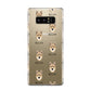 Korean Jindo Icon with Name Samsung Galaxy Note 8 Case