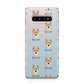 Korean Jindo Icon with Name Samsung Galaxy S10 Plus Case