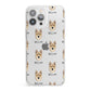 Korean Jindo Icon with Name iPhone 13 Pro Max Clear Bumper Case