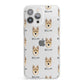 Korean Jindo Icon with Name iPhone 13 Pro Max Clear Bumper Case