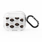 Korthals Griffon Icon with Name AirPods Clear Case 3rd Gen