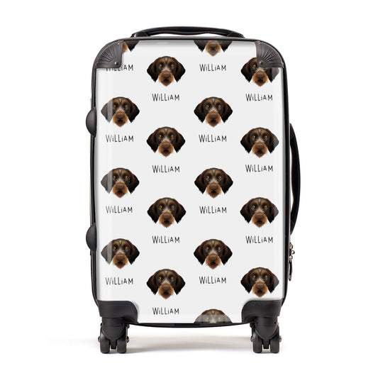 Korthals Griffon Icon with Name Suitcase