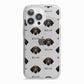 Korthals Griffon Icon with Name iPhone 13 Pro TPU Impact Case with White Edges