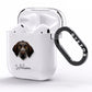 Korthals Griffon Personalised AirPods Clear Case Side Image