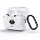 Korthals Griffon Personalised AirPods Pro Glitter Case Side Image