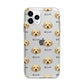 Labradoodle Icon with Name Apple iPhone 11 Pro in Silver with Bumper Case