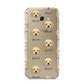 Labradoodle Icon with Name Samsung Galaxy A5 2017 Case on gold phone