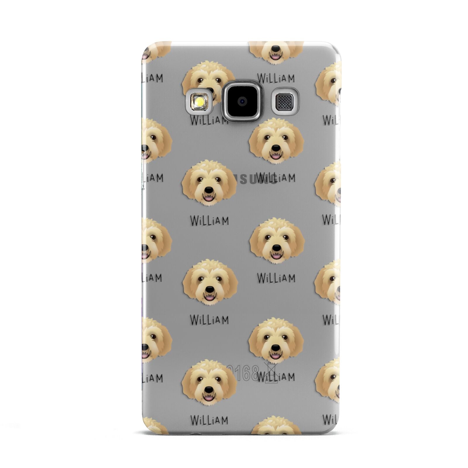 Labradoodle Icon with Name Samsung Galaxy A5 Case
