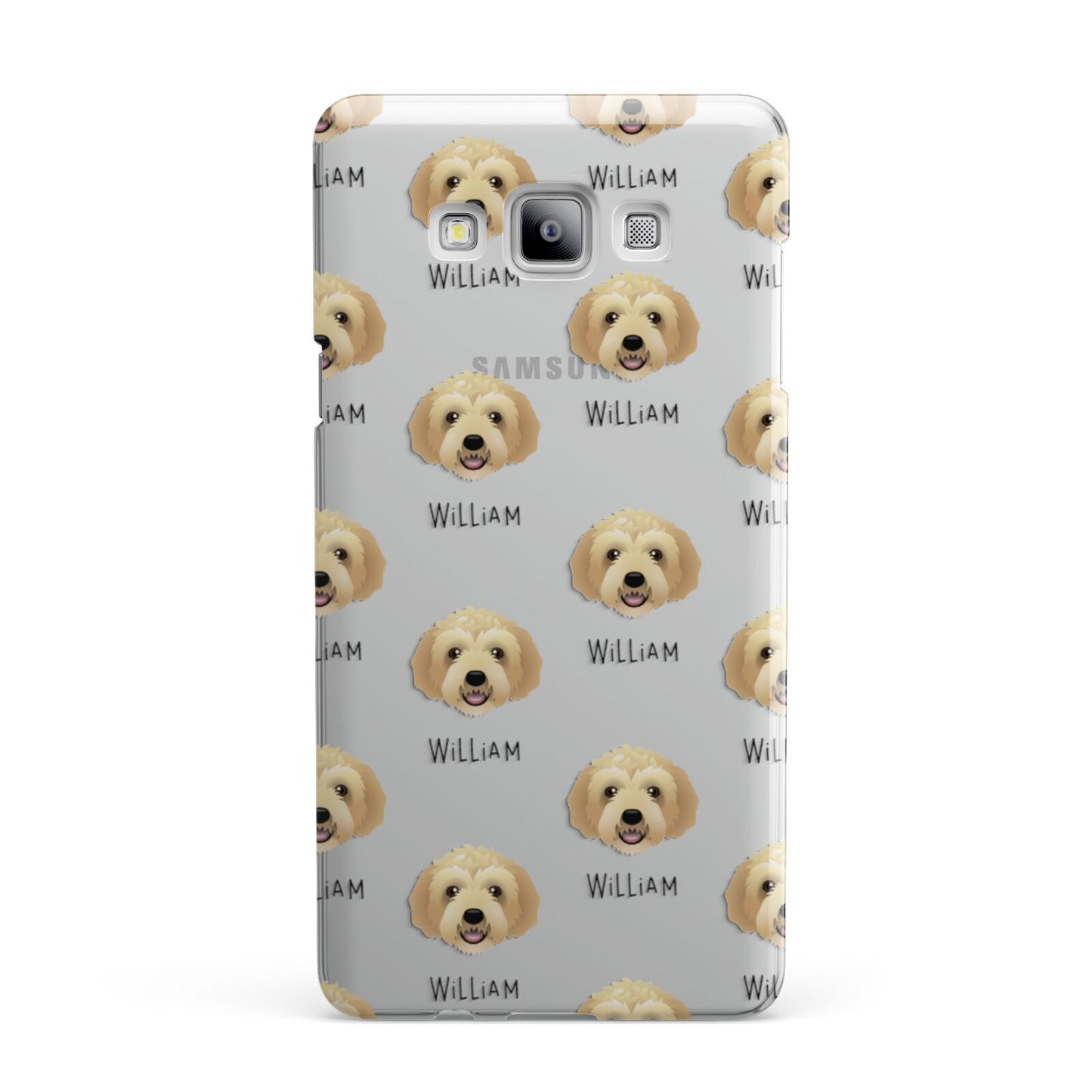 Labradoodle Icon with Name Samsung Galaxy A7 2015 Case