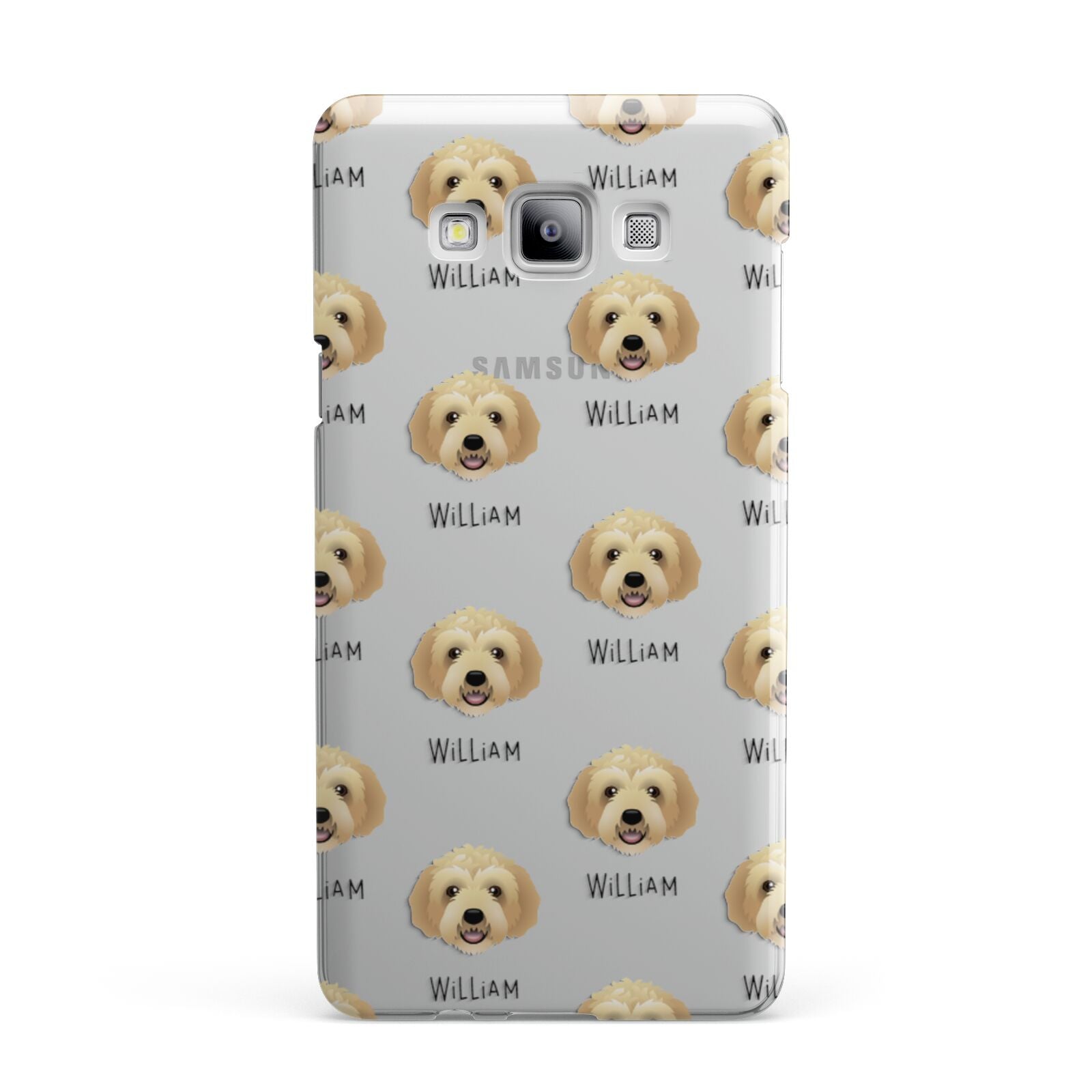 Labradoodle Icon with Name Samsung Galaxy A7 2015 Case