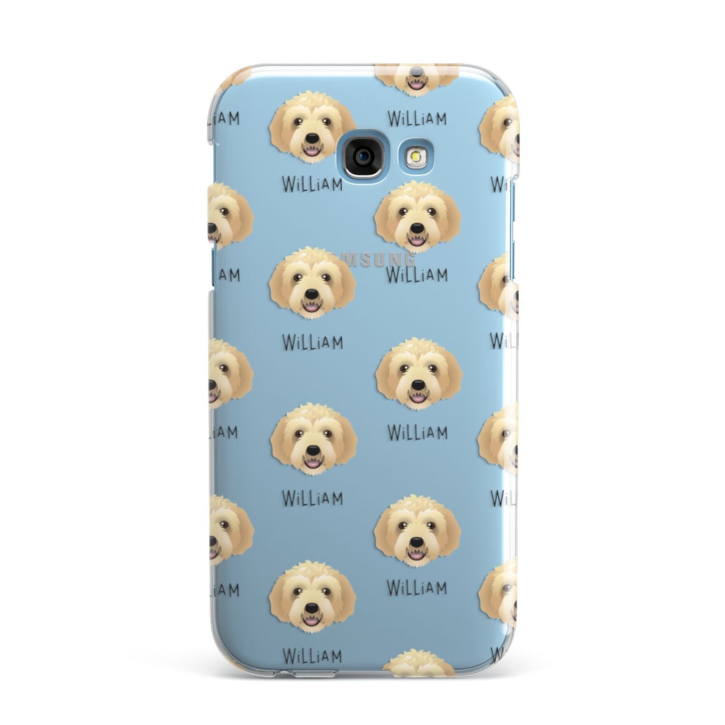 Labradoodle Icon with Name Samsung Galaxy A7 2017 Case