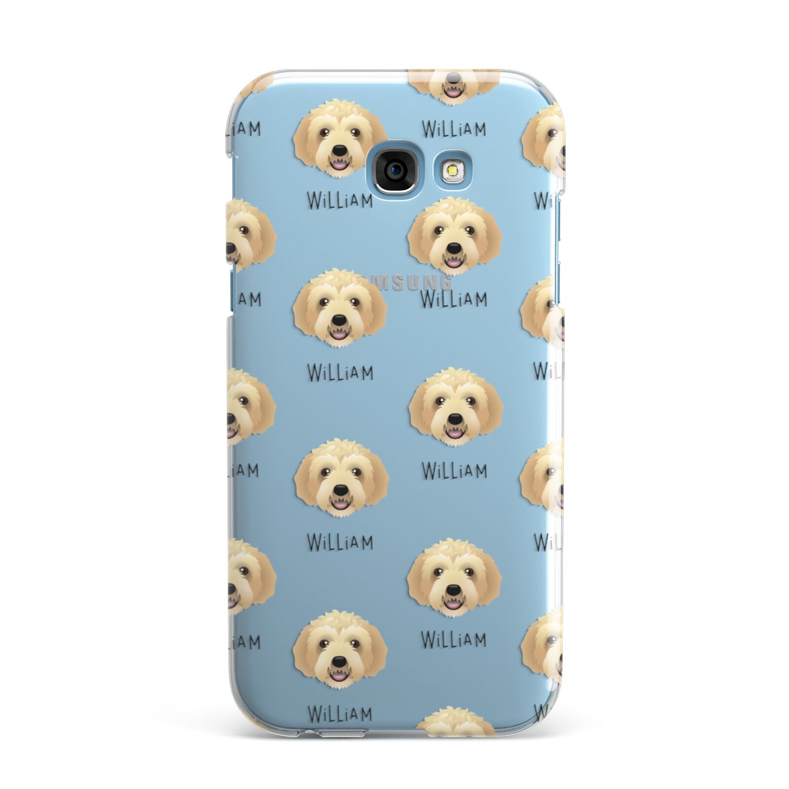 Labradoodle Icon with Name Samsung Galaxy A7 2017 Case