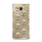 Labradoodle Icon with Name Samsung Galaxy A9 2016 Case on gold phone