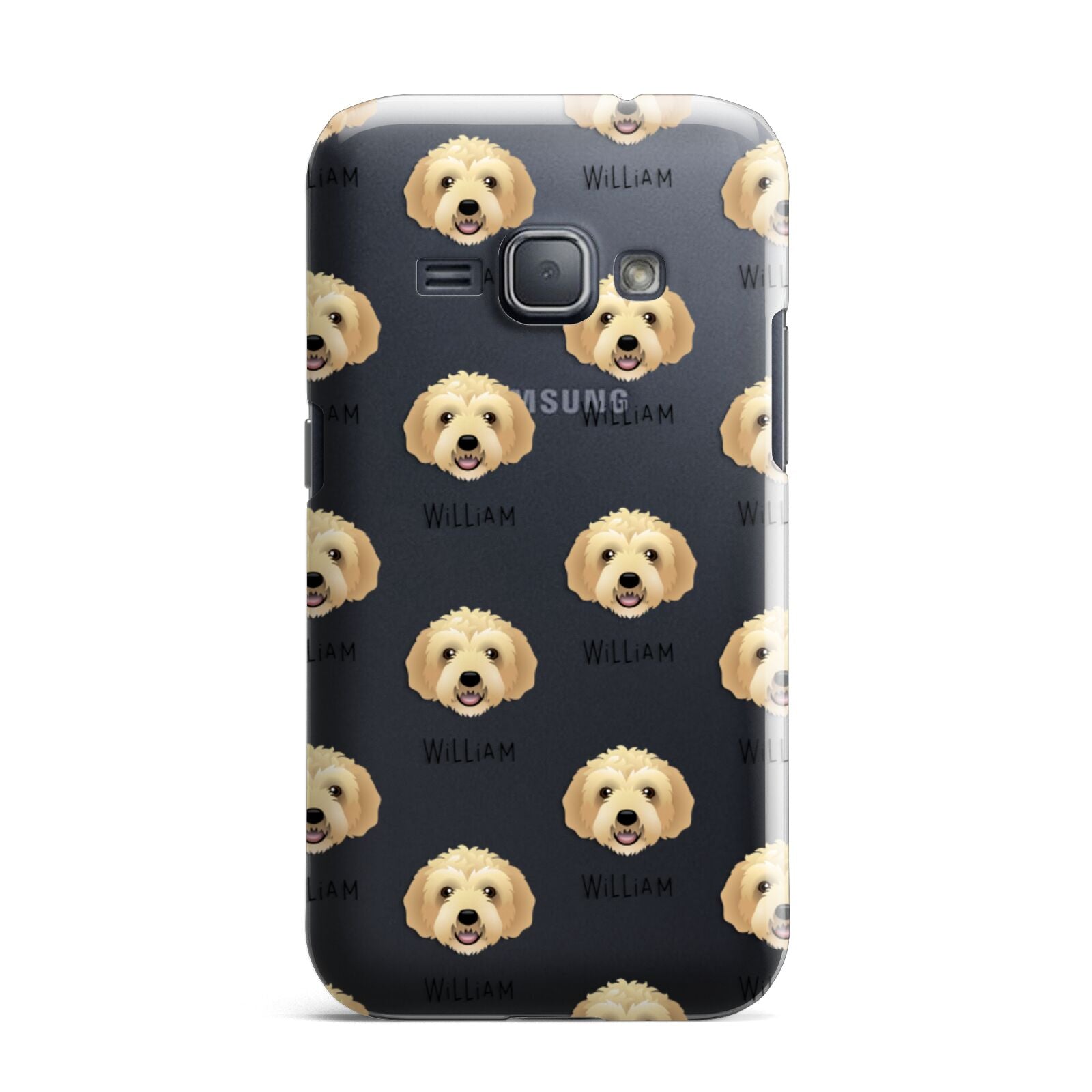 Labradoodle Icon with Name Samsung Galaxy J1 2016 Case