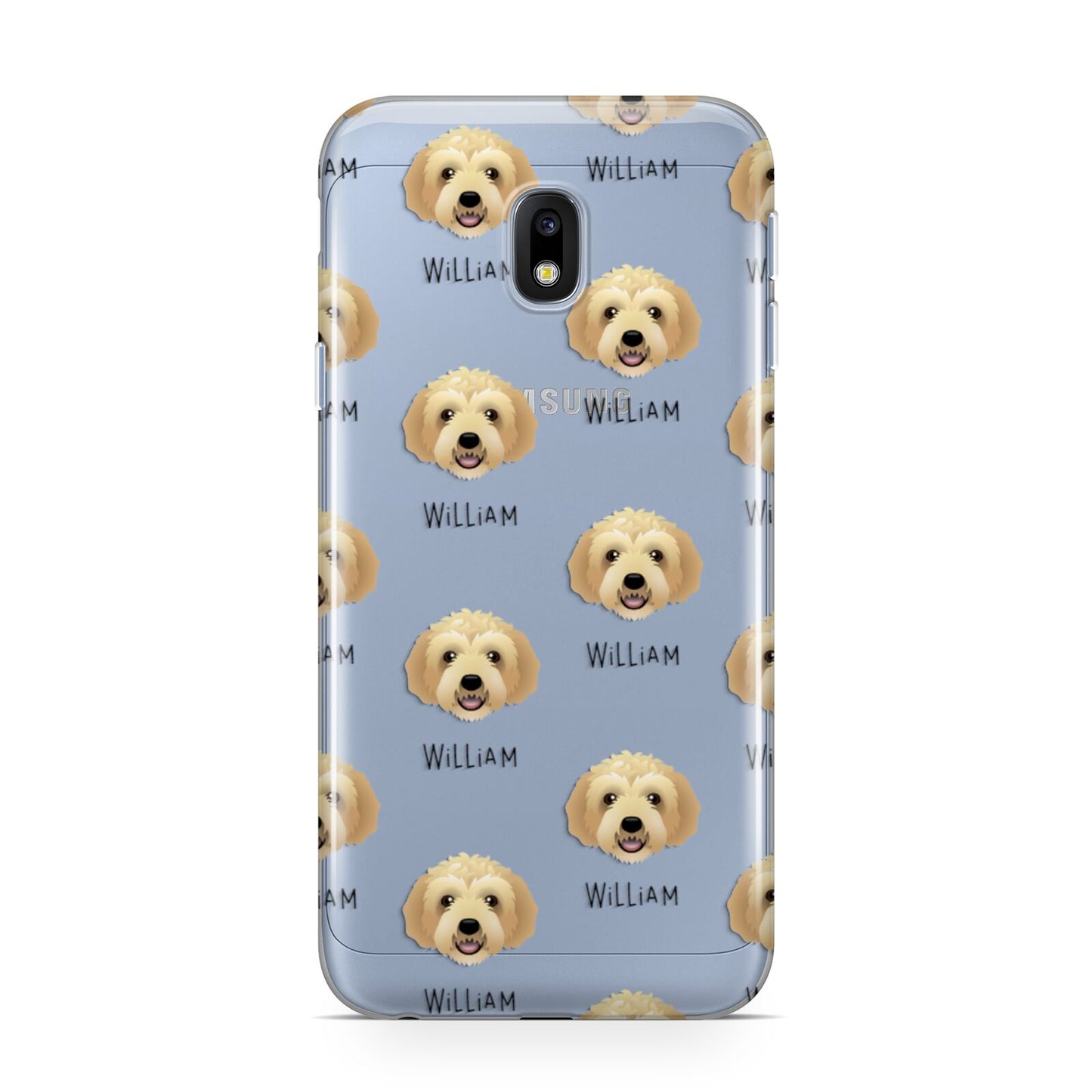Labradoodle Icon with Name Samsung Galaxy J3 2017 Case