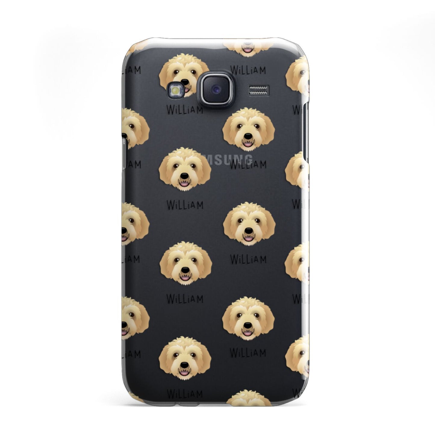 Labradoodle Icon with Name Samsung Galaxy J5 Case