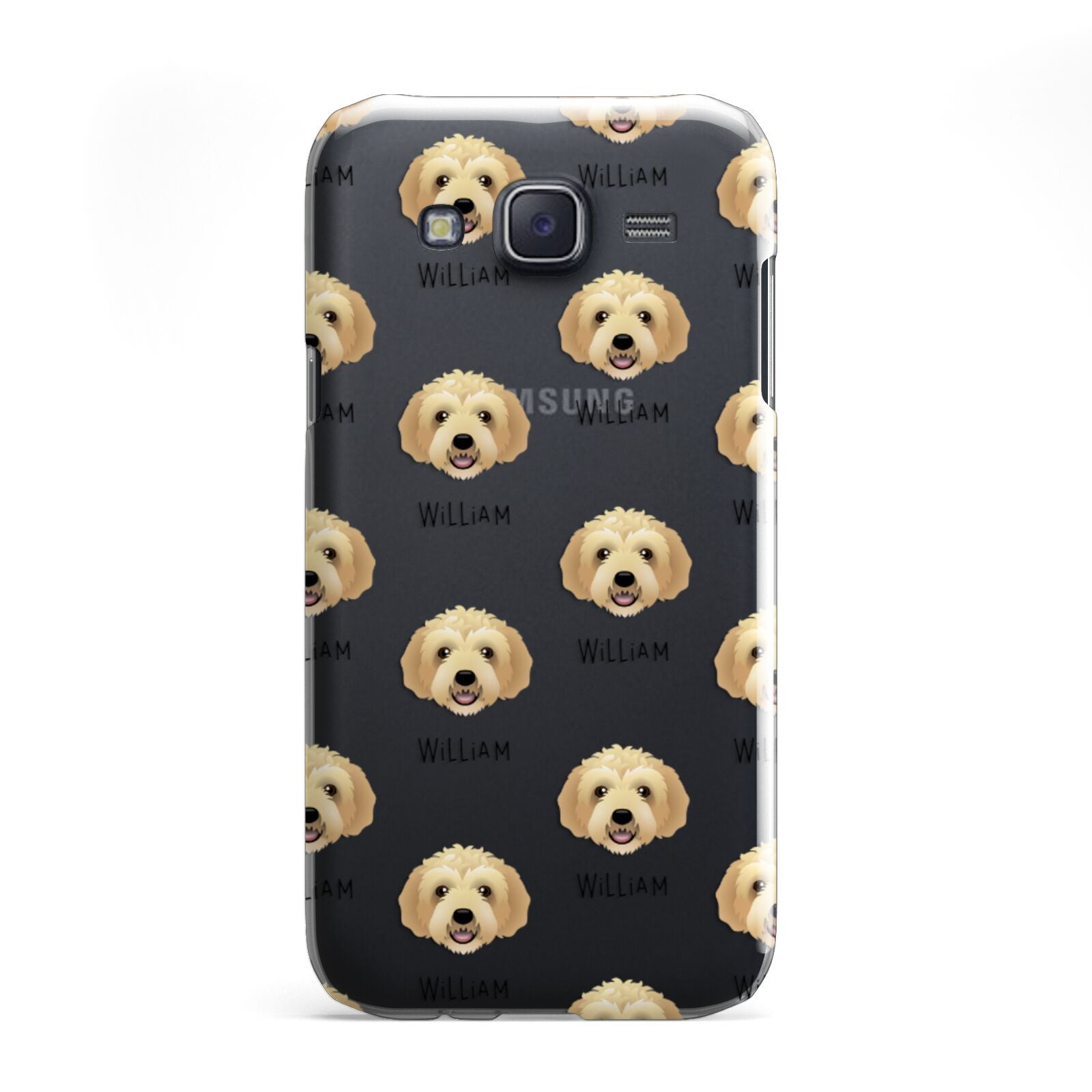 Labradoodle Icon with Name Samsung Galaxy J5 Case