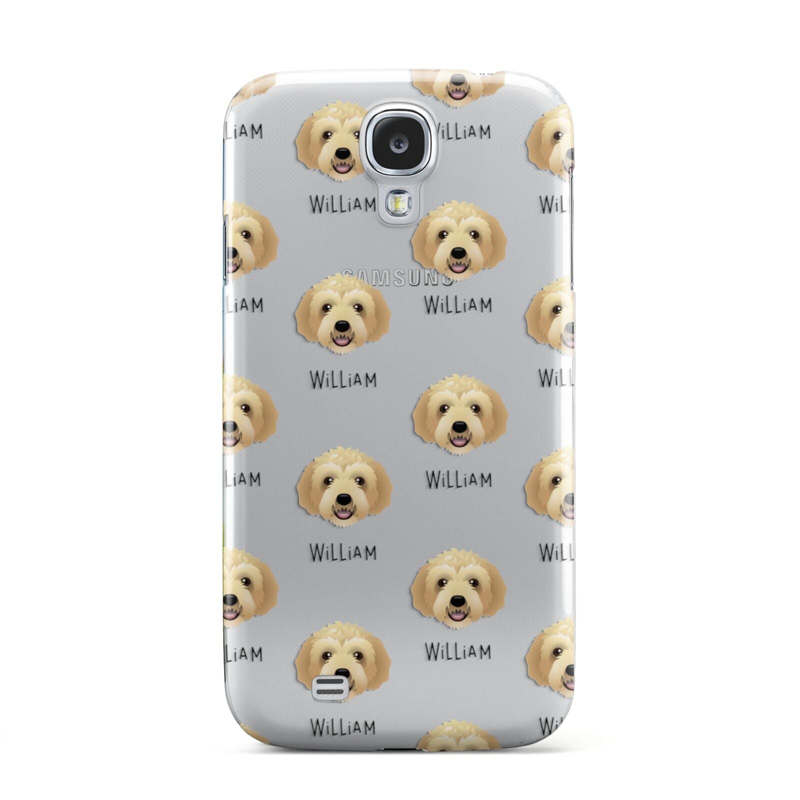 Labradoodle Icon with Name Samsung Galaxy S4 Case