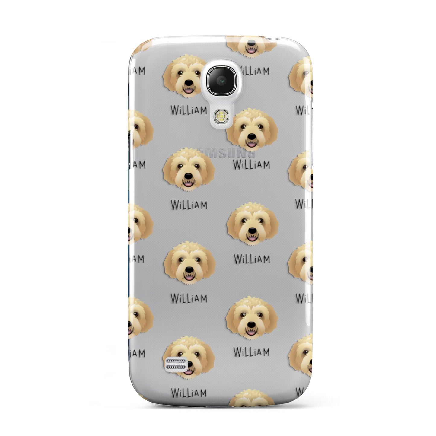 Labradoodle Icon with Name Samsung Galaxy S4 Mini Case