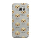 Labradoodle Icon with Name Samsung Galaxy S6 Edge Case