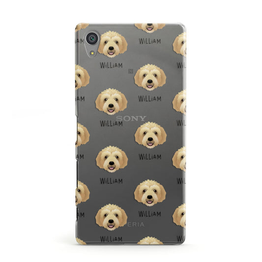 Labradoodle Icon with Name Sony Xperia Case