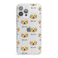 Labradoodle Icon with Name iPhone 13 Pro Max Clear Bumper Case