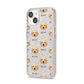Labradoodle Icon with Name iPhone 14 Glitter Tough Case Starlight Angled Image