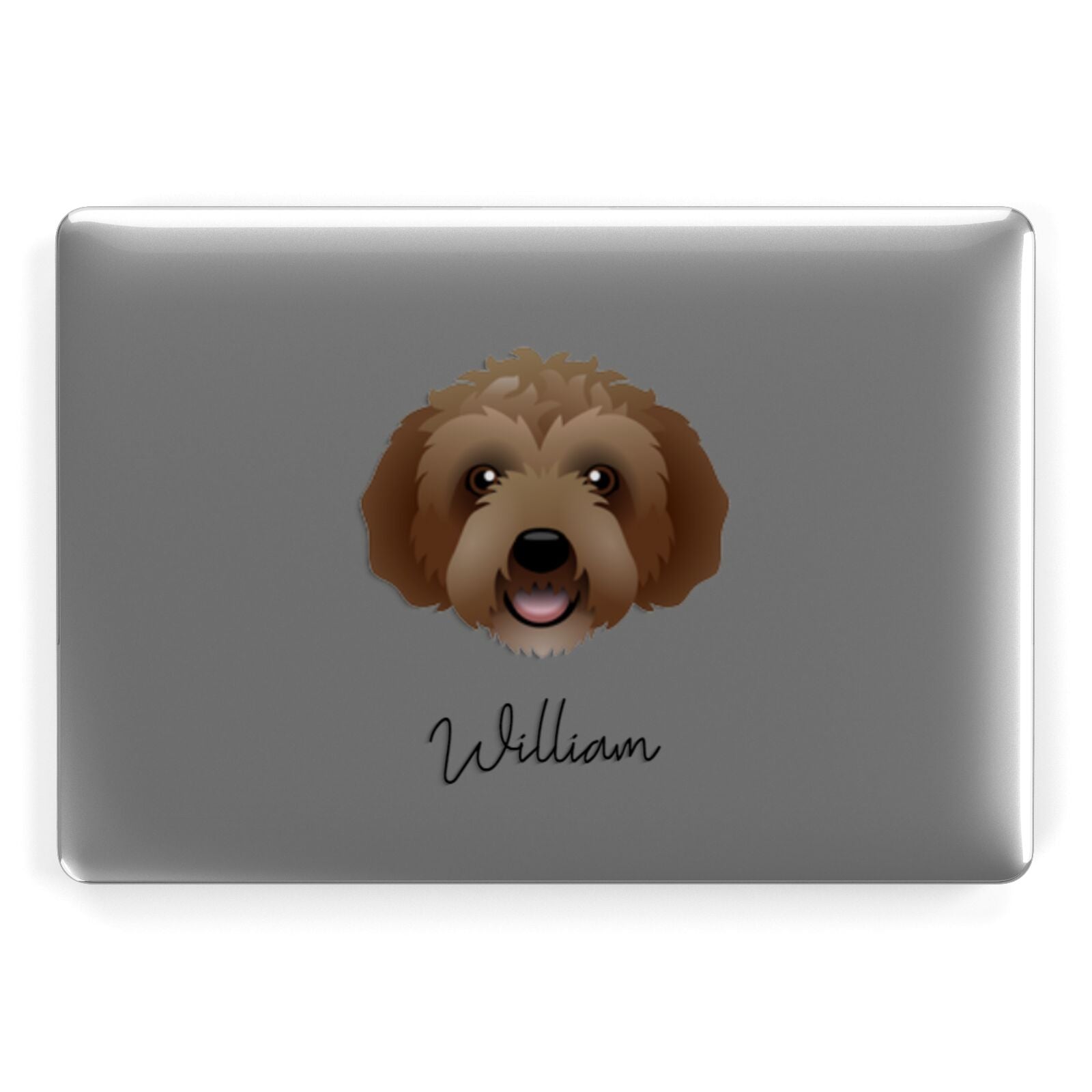 Labradoodle Personalised Apple MacBook Case